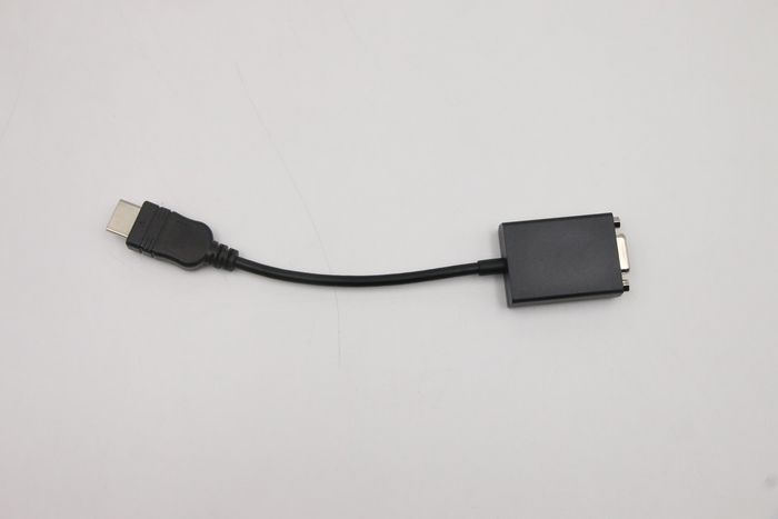 Lenovo Adaptateur HDMI vers VGA - Convertisseur de signal pour moniteur, résolution 1080p, connexion appareils HDMI à écrans VGA