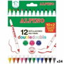 Ensemble de Marqueurs Alpino Double Multicouleur 12 Pièces (24 Unités)