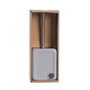 Brosse de salle de wc Gris Céramique 11 x 11 x 30 cm