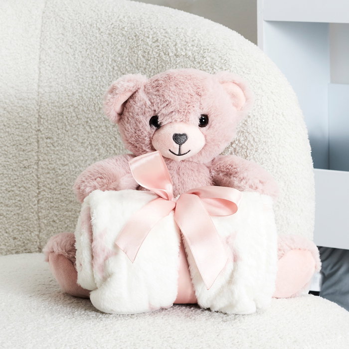 Tom et Zoe Coffret Peluche 20 cm et Couverture 70x70 cm