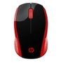 HP Souris Sans Fil 200 Rouge Impérial, Souris Optique 2,4 GHz, 1000 dpi, Compacte, USB, PC/Mac/Chrome OS