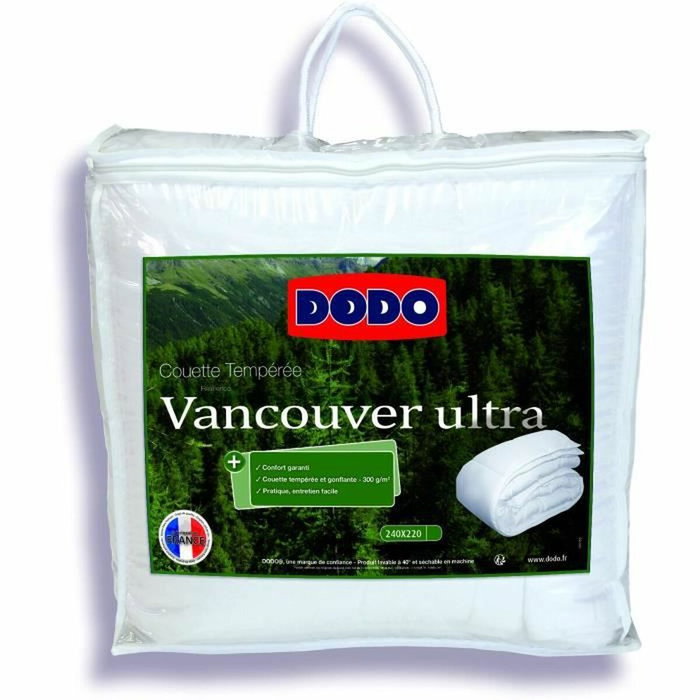 Dodo Couette Chaude Vancouver Ultra Blanc 220 x 240 cm
