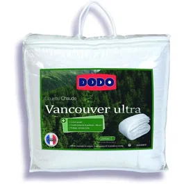 Dodo Couette chaude tempérée Vancouver Ultra, 2 personnes, 220 x 240 cm, 300 g/m², blanc, DODO