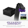 NZXT PA-0G3BB-EU C1000 Gold Core - Alimentation PC ATX 3.1 1000W 80 Plus Gold Certifiée Cybenetics Platinum - Entièrement Modulaire - Câble PCIe 5.1 12V-2x6