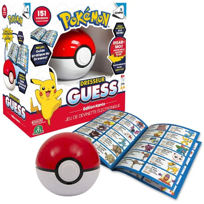 Giochi Preziosi Pokémon Dresseur Guess Kanto - Pokéball interactive