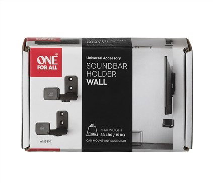 One For All WM5310 Support plat VESA pour barre de son - Réf. 8716184076374