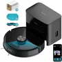 CECOTEC Conga Y50 Robot Aspirateur et Laveur - 5000 Pa d'Aspiration, Navigation Laser, Autonomie Longue et Base de Vidange Automatique avec Sac de 3 Litres - Noir