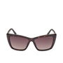 Guess Gafas GU00098 52F Lunettes de Soleil Femme Cat-Eye Havana 55mm