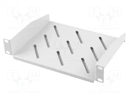 LANBERG Étagère de rack 1,14U 10 pouces gris