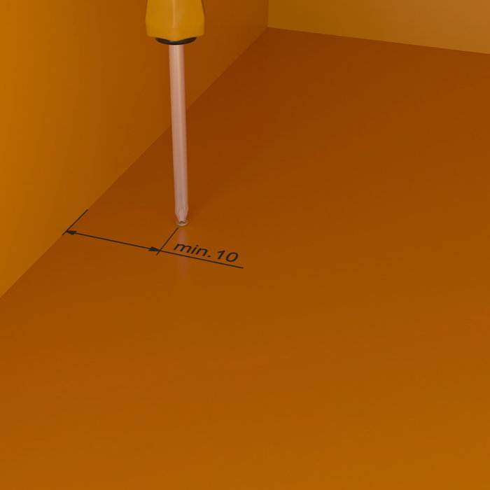 Emuca Lot de 2 rails de penderie Luxe de 0,75 m de long avec supports, Aluminium et Plastique, Peint en noir texturé