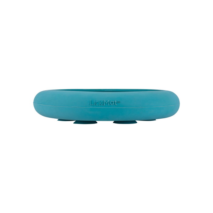 Mangeoire pour chiens Lickimat Turquoise Caoutchouc