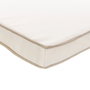 BigBuy Outdoor Coussin de chaise Crème 123 x 48 x 4 cm