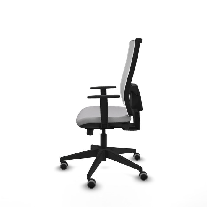 Piqueras y Crespo Chaise de Bureau Horna Gris Clair et Blanc