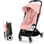 CYBEX Poussette Orfeo - Poussette ultra compacte et légère pour voyage (6.3 kg), pliage une main, compatible avion cabine, de la naissance à 4 ans (22 kg), coloris Candy Pink