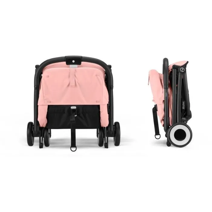 CYBEX Poussette Orfeo - Poussette ultra compacte et légère pour voyage (6.3 kg), pliage une main, compatible avion cabine, de la naissance à 4 ans (22 kg), coloris Candy Pink