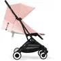 CYBEX Poussette Orfeo - Poussette ultra compacte et légère pour voyage (6.3 kg), pliage une main, compatible avion cabine, de la naissance à 4 ans (22 kg), coloris Candy Pink