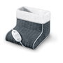 Beurer FW-20 Couverture Chauffante pour Pieds Cosy - Gris Marengo - Housse Amovible en Fibre de Felpa Douce