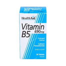 HEALTH AID Vitamine B5 690 mg 30 comprimés