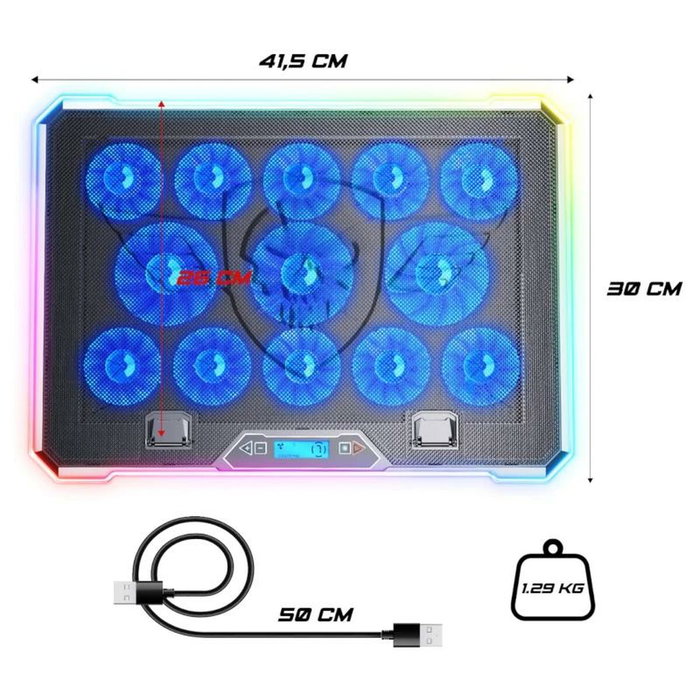 Support de refroidissement pour ordinateur portable Spirit of Gamer Airblade 1300