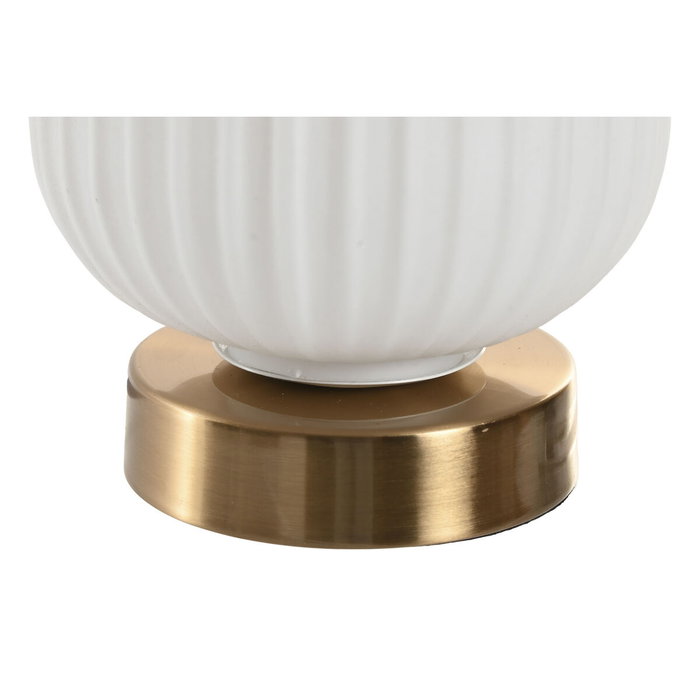 Lampe de bureau Home ESPRIT Blanc Doré 50 W 220 V