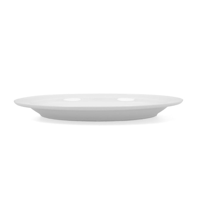 Bidasoa Plato Llano Glacial Ala Estrch Porcelana 26 cm (12 Unidades)