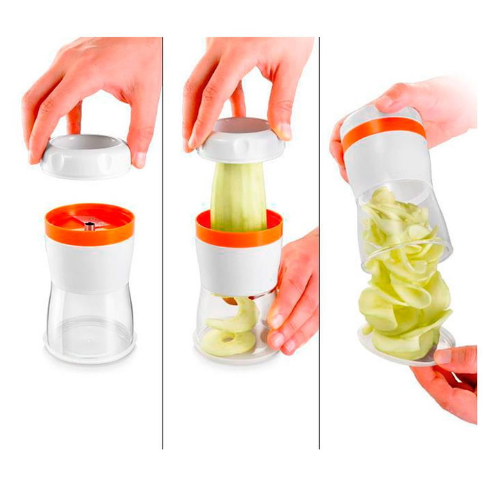 Tescoma Handy Coupe-légumes spiral 3 lames Inox Ø8 x 17 cm