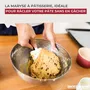 Fackelmann - Ensemble de 2 Spatules Maryse Pâtisserie et Cuisine 52 cm - Manche Résine et Caoutchouc - Pour Mélanger, Remplir, Raper - Fabriqué en France