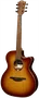 LAG Guitare Acoustique Tramontane 118 A/E Cutaway Brown Shadow