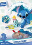 Disney Summer Series diorama PVC D-Stage Stitch Surf 15 cm