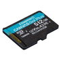 Kingston SDCG4/512GBSP Carte Mémoire MicroSD 512 GB avec Adaptateur
