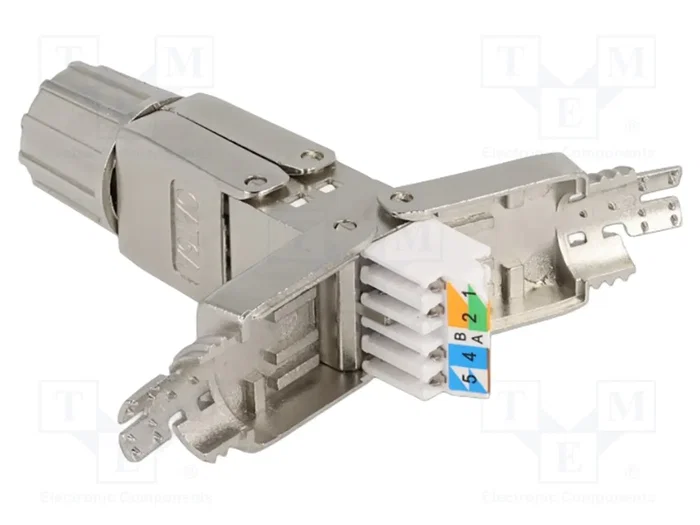 DELOCK Connecteur RJ45 Cat 6a Blindé Argent