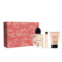 Giorgio Armani Si Coffret Parfum : Eau de Parfum 100ml + Eau de Parfum 10ml + Lotion pour le Corps 50ml