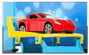 Molto Parking 4 étages pour voitures, jouet en plastique, dimensions 61x57x56 cm, langues: espagnol, anglais