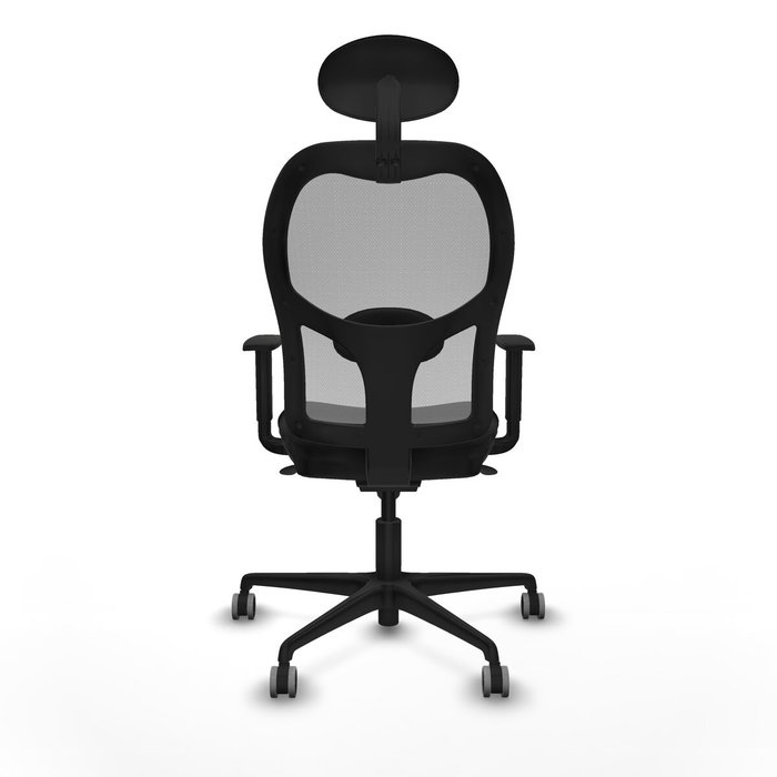 Piqueras y Crespo Chaise de Bureau avec Appui-tête Jorquera 1D036G1 Noir