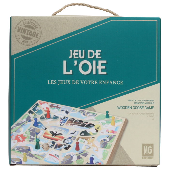 Mister Gadget Jeu de l'oie en bois
