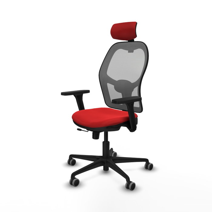 Chaise de Bureau avec Appui-tête Jorquera Piqueras y Crespo 3D036G2 Rouge