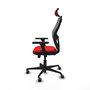 Chaise de Bureau avec Appui-tête Jorquera Piqueras y Crespo 3D036G2 Rouge