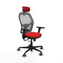 Chaise de Bureau avec Appui-tête Jorquera Piqueras y Crespo 3D036G2 Rouge