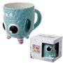 PUCKATOR Tasse 3D Monstruo Monstarz Azul 550ml en céramique - Non lavable au lave-vaisselle et micro-ondes