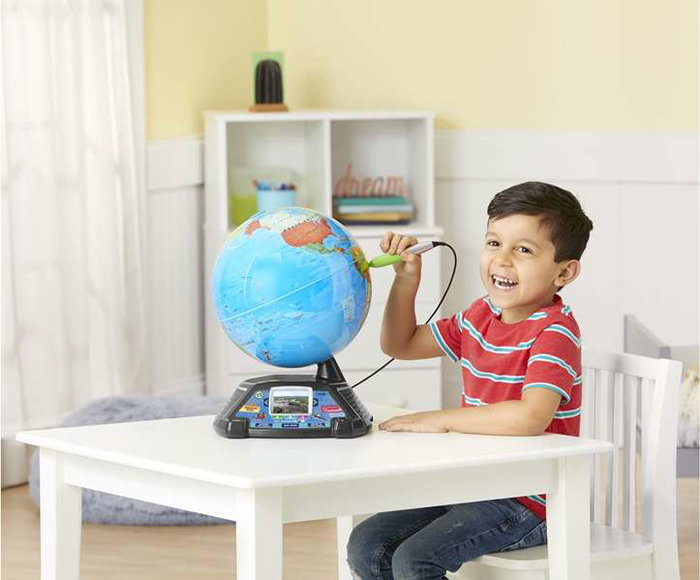 Vtech Globe Terrestre Interactif Multimédia avec Écran et Vidéos BBC Vtech Globe Terrestre Interactif Multimédia avec Écran et Vidéos BBC