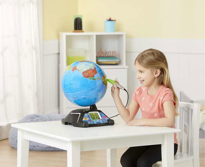 Vtech Globe Terrestre Interactif Multimédia avec Écran et Vidéos BBC Vtech Globe Terrestre Interactif Multimédia avec Écran et Vidéos BBC