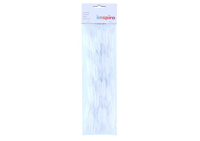 Innspiro Limpiapipas Chenille Blanc 13mm x 30cm 25u.