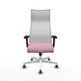 Piqueras y Crespo Chaise de Bureau Albacete Rose et Blanc