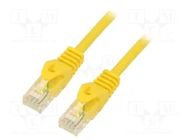 GEMBIRD Câble Ethernet Cat 6 U/UTP Jaune 5m