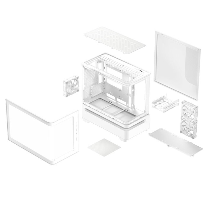 Boîtier ATX semi-tour Asus 90DC00P3-B19000 Blanc Boîtier ATX semi-tour Asus 90DC00P3-B19000 Blanc