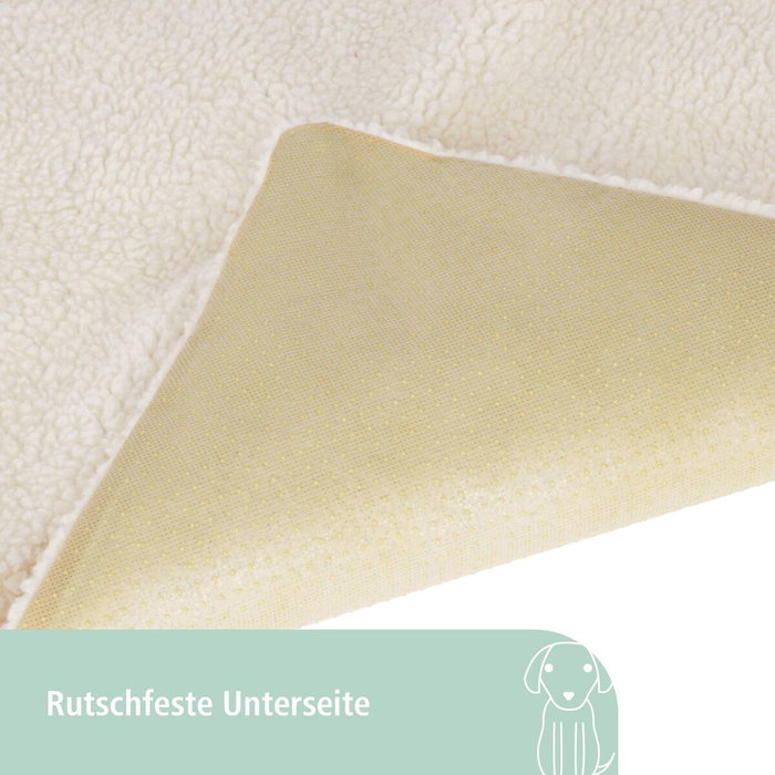 Kerbl Coussin Tapis thermique Theo beige 75 x 50 x 3 cm