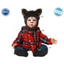 BigBuy Carnival Déguisement Loup-garou pour Bébé avec Chemise Rouge et Bonnet à Oreilles