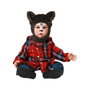 BigBuy Carnival Déguisement Loup-garou pour Bébé avec Chemise Rouge et Bonnet à Oreilles