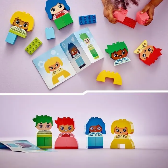 Lego DUPLO 10415 Mon Premier Jardin des Émotions, Jouet de Construction Éducatif pour Bébé avec 23 Briques Colorées et 4 Personnages