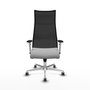 Piqueras y Crespo Chaise de Bureau Albacete Gris clair et Noir